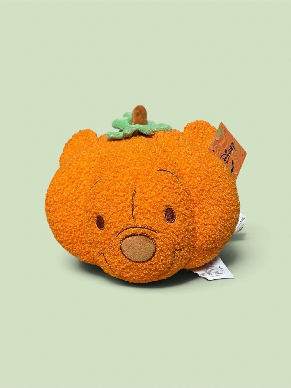 Disney Orange Pumpkin Winnie the Pooh Plush Accessory